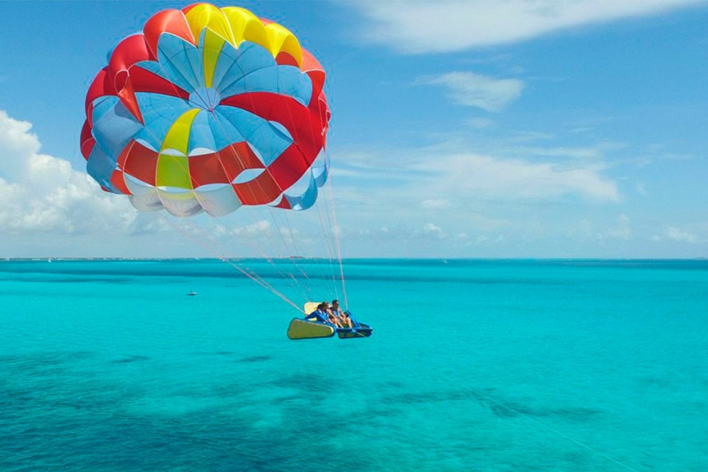 fly around to the caribbean sea 