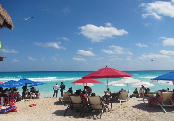 Playa Gaviota Azul-best public beaches in Cancun’s Hotel Zone-min
