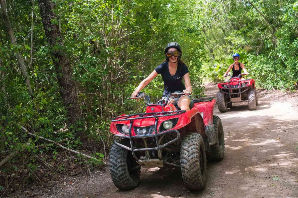 take an all terrain vehicle through the jungles 