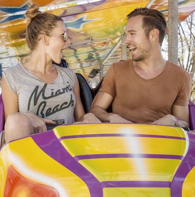 Fun World Roller Coaster in Cancun Ventura Park