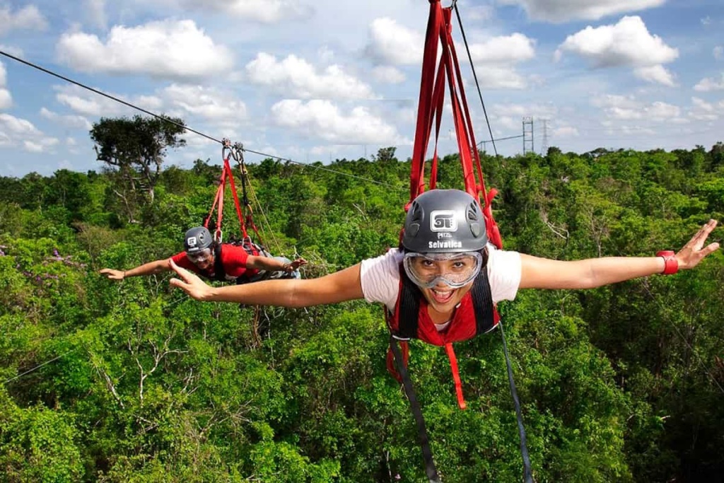 Zip through the air at amazing