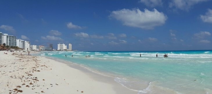 Playa Chac Mool mejores playas en cancun